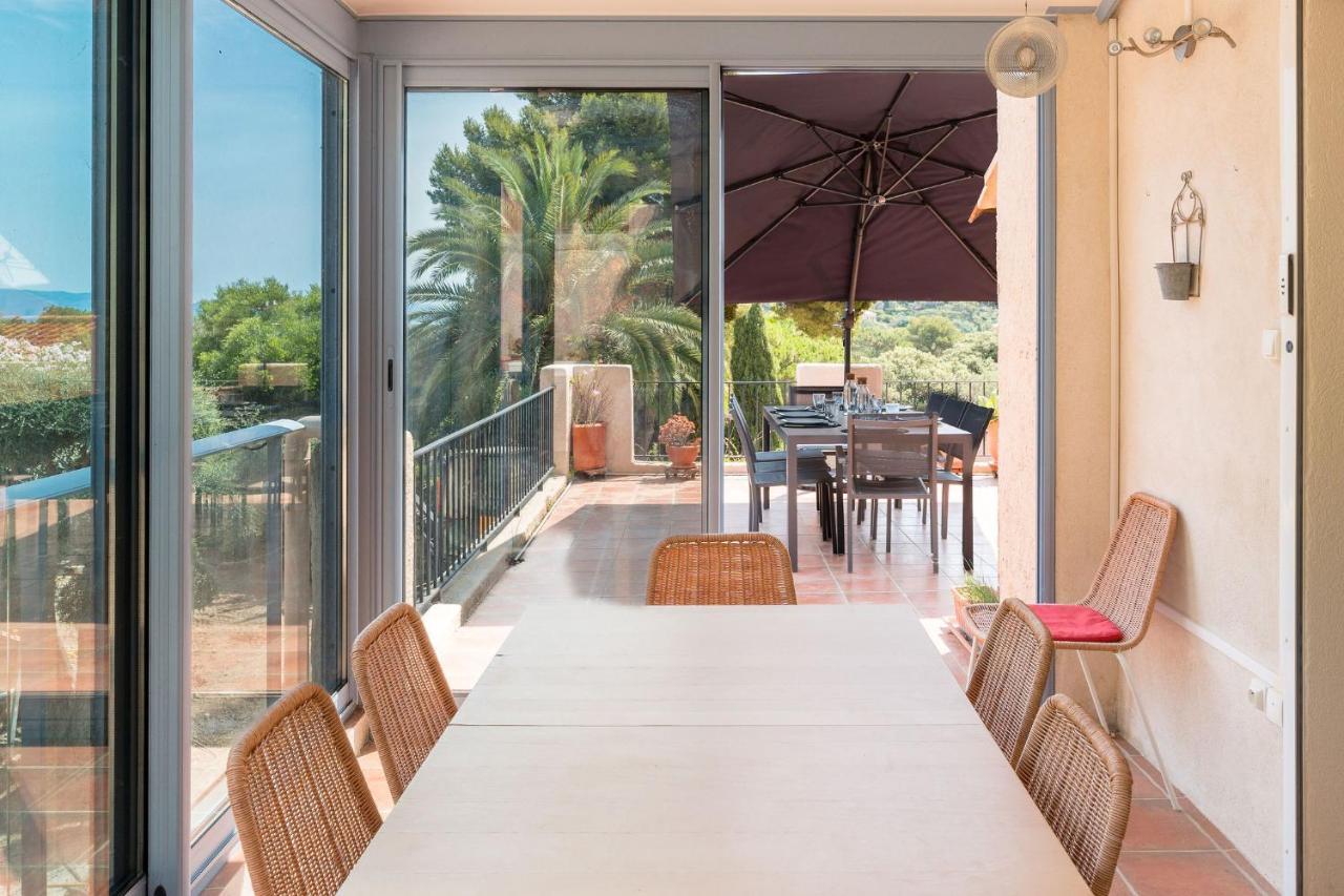 Villa Vue Mer Presqu'Ile De Giens Avec Piscine Hyères Exterior foto